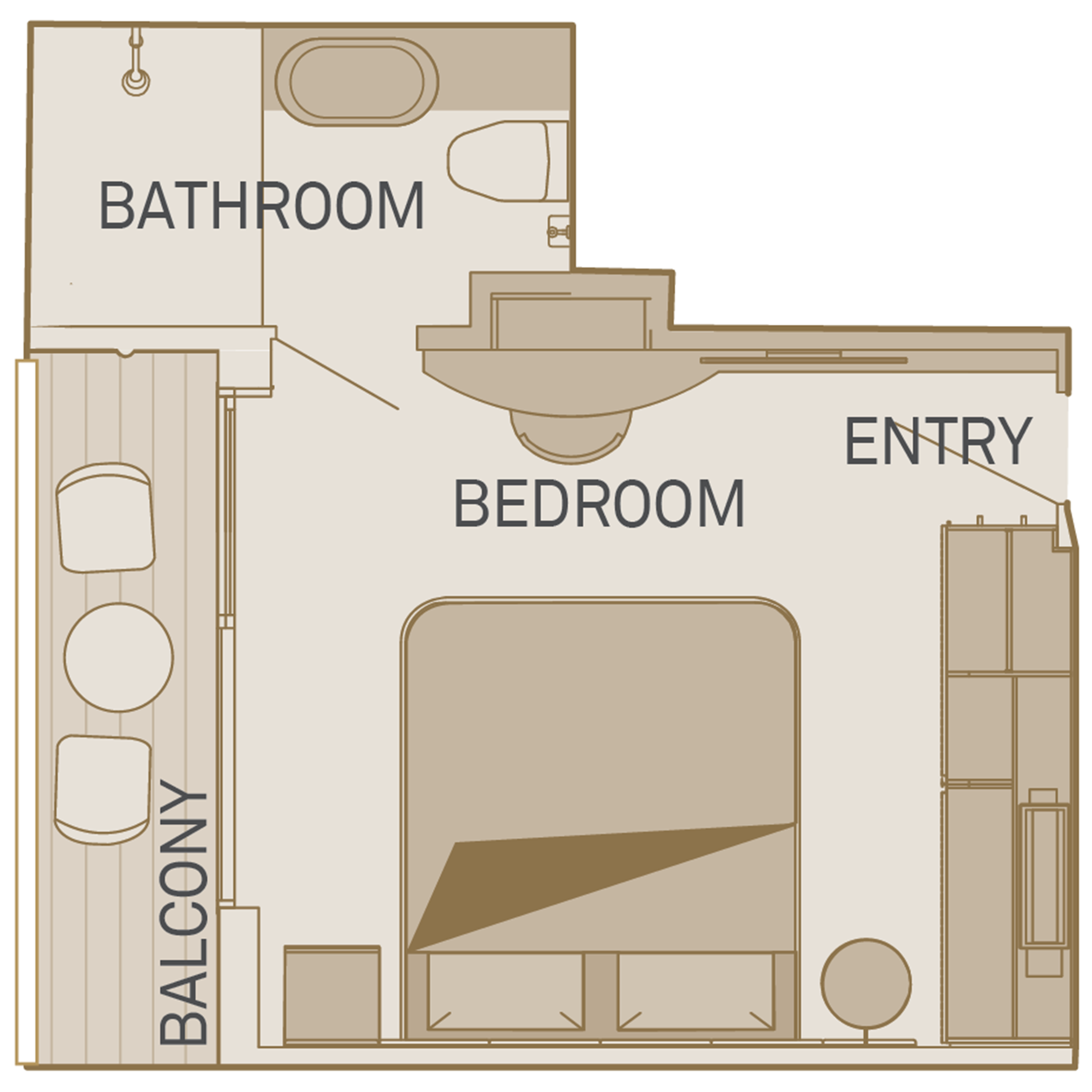 Balcony Suite (Diamond Deck - A)