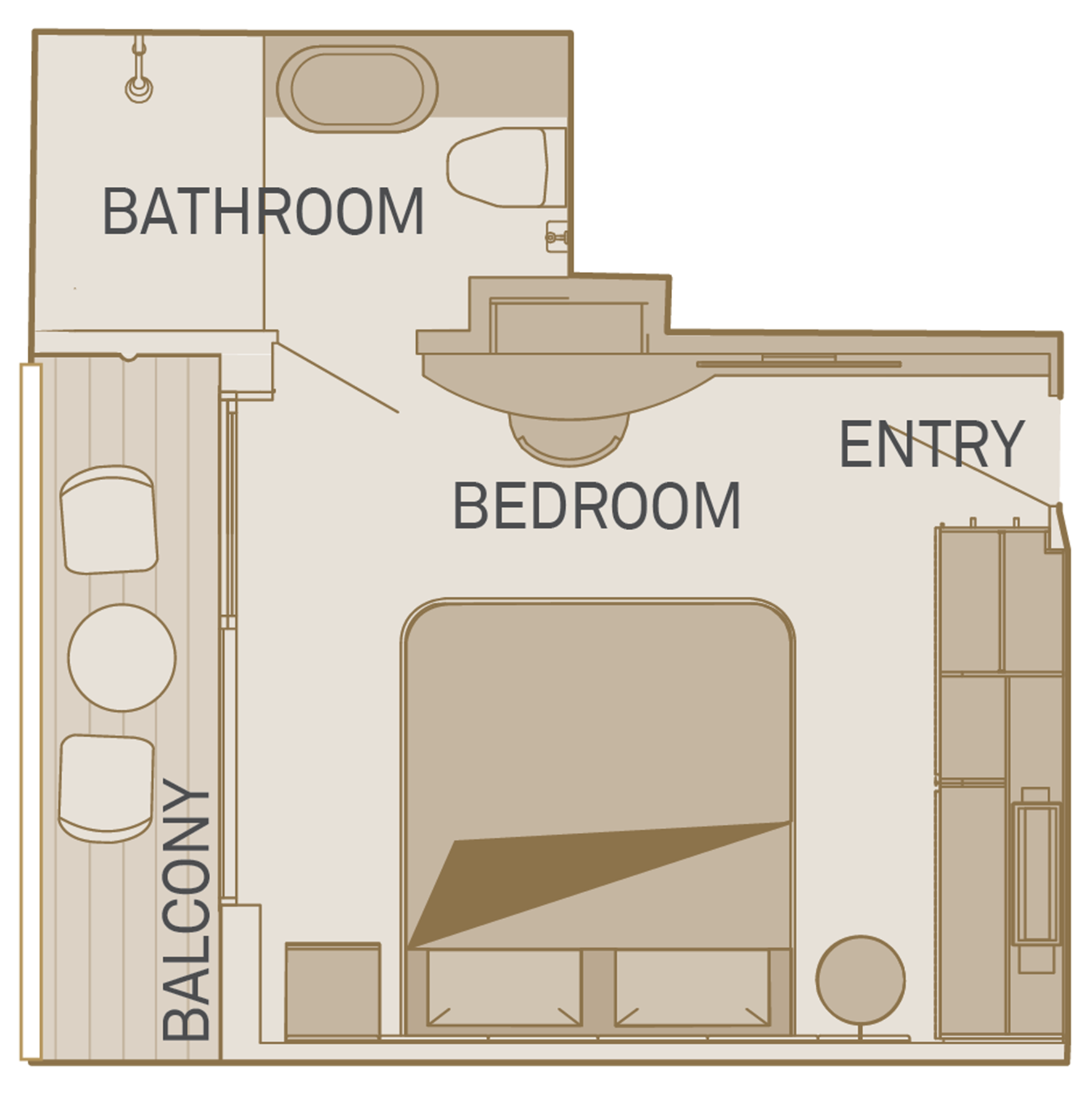 Balcony Suite (Diamond Deck - P)