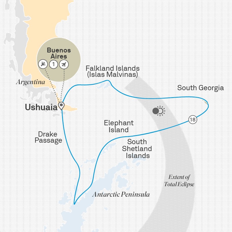 Solar Eclipse 2020 Georgia Map Antarctica, South Georgia & Falkland Islands   Solar Eclipse 