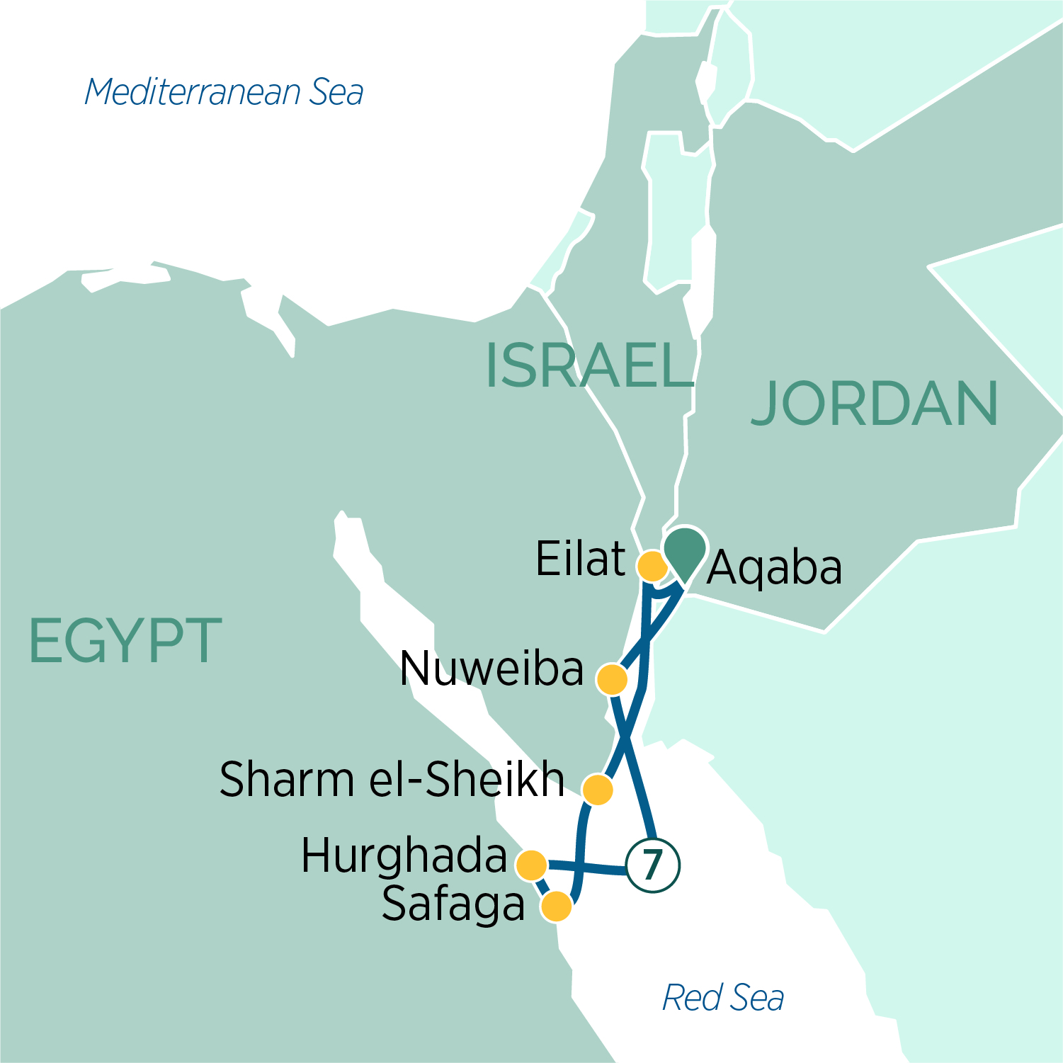 jordan itinerary 8 days