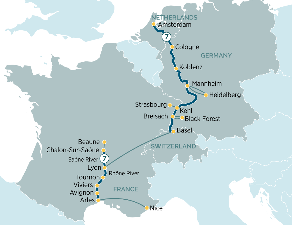 Rhone River Map Location   EWAR 2019 