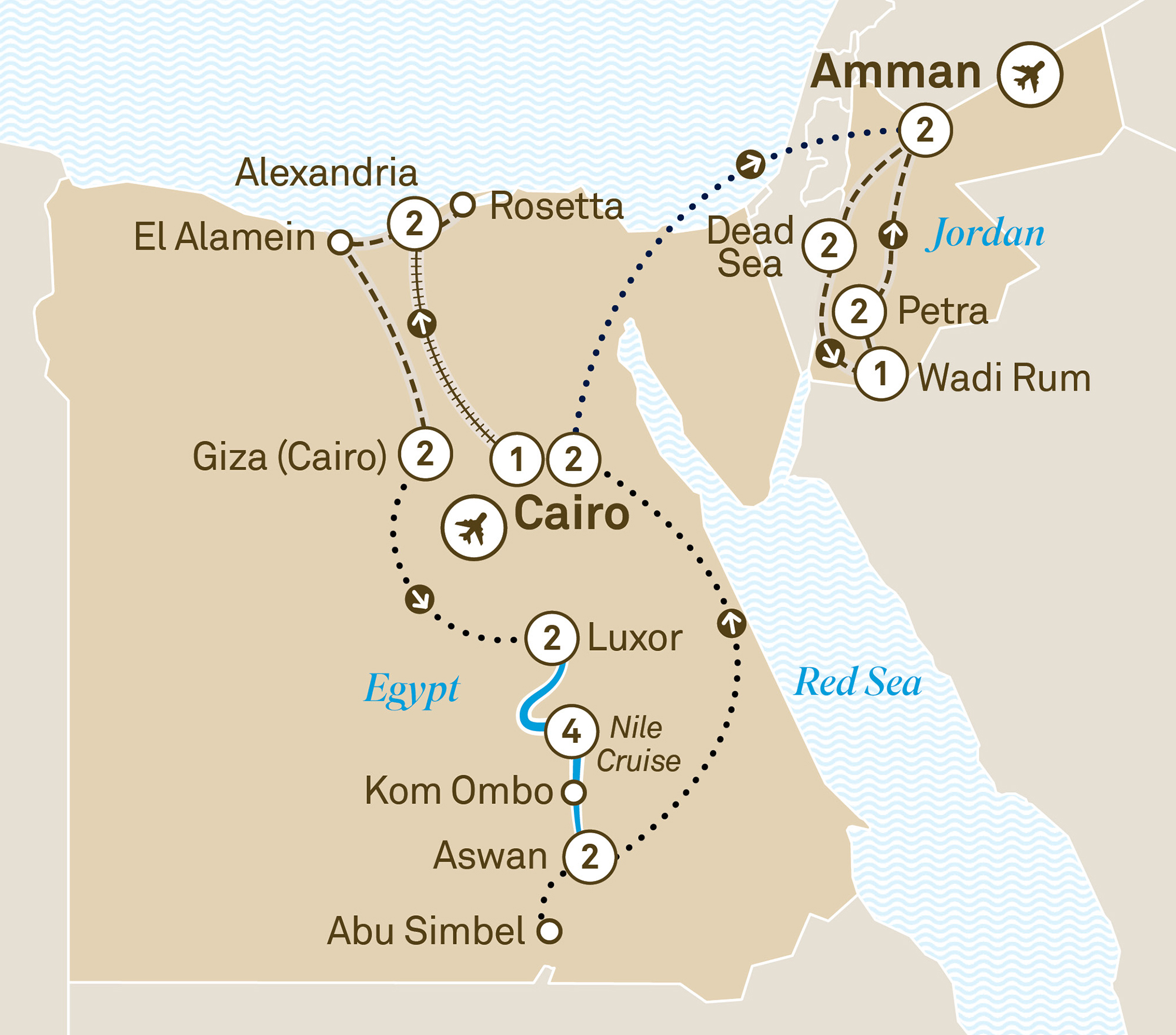 flights cairo to amman jordan