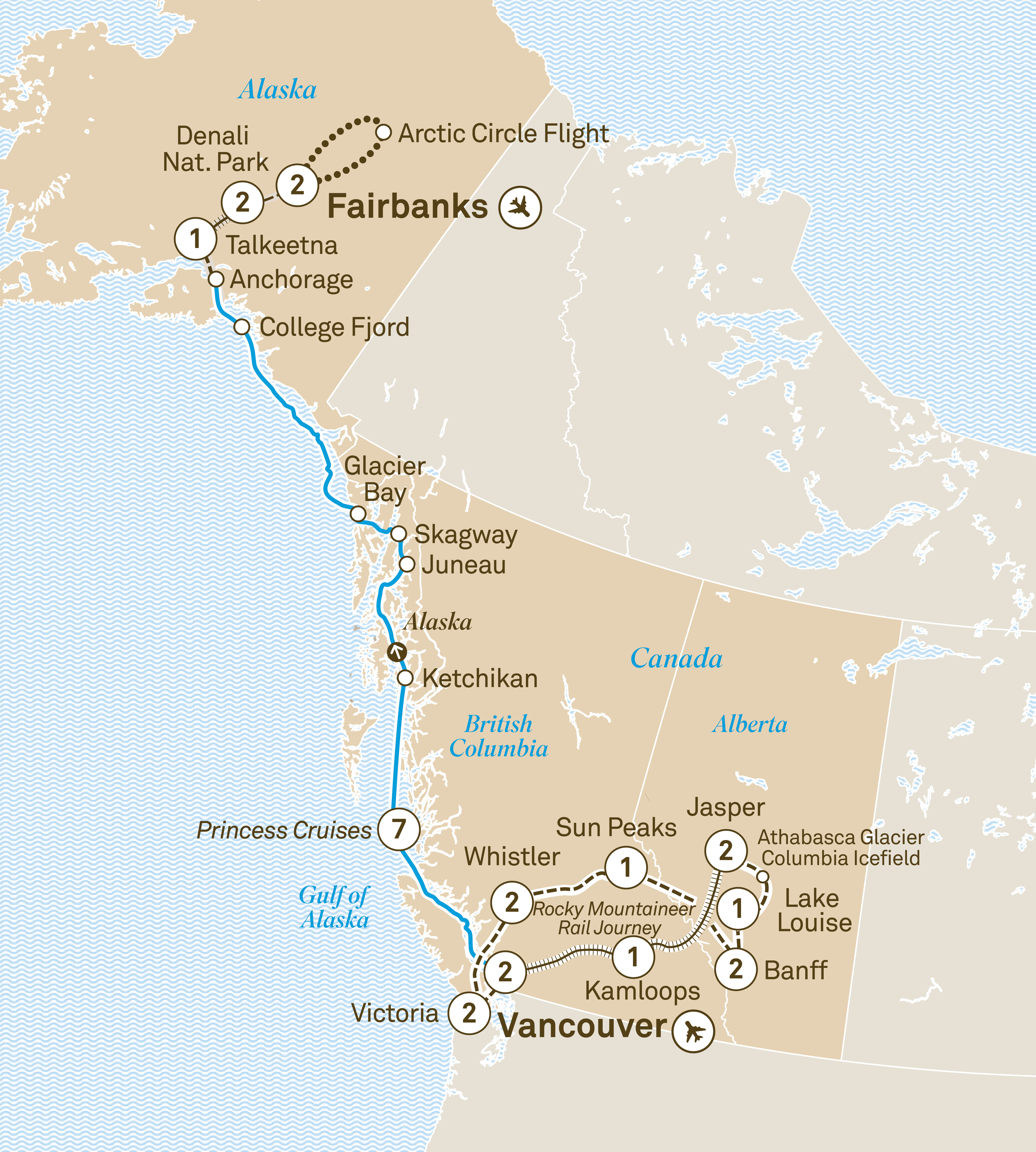 Canadian Rockies, Alaska & Arctic Circle - Scenic° USA