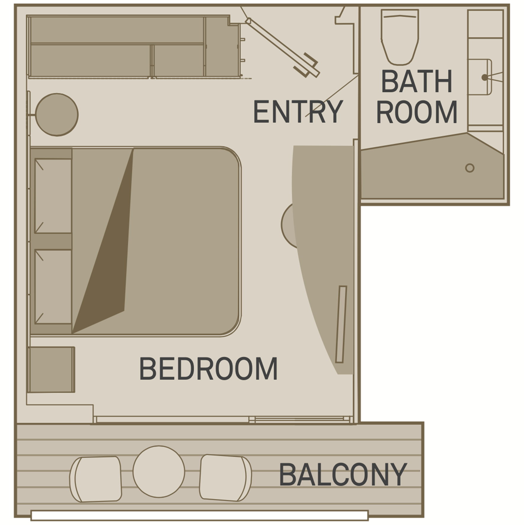 Balcony Suite (Diamond Deck - A)
