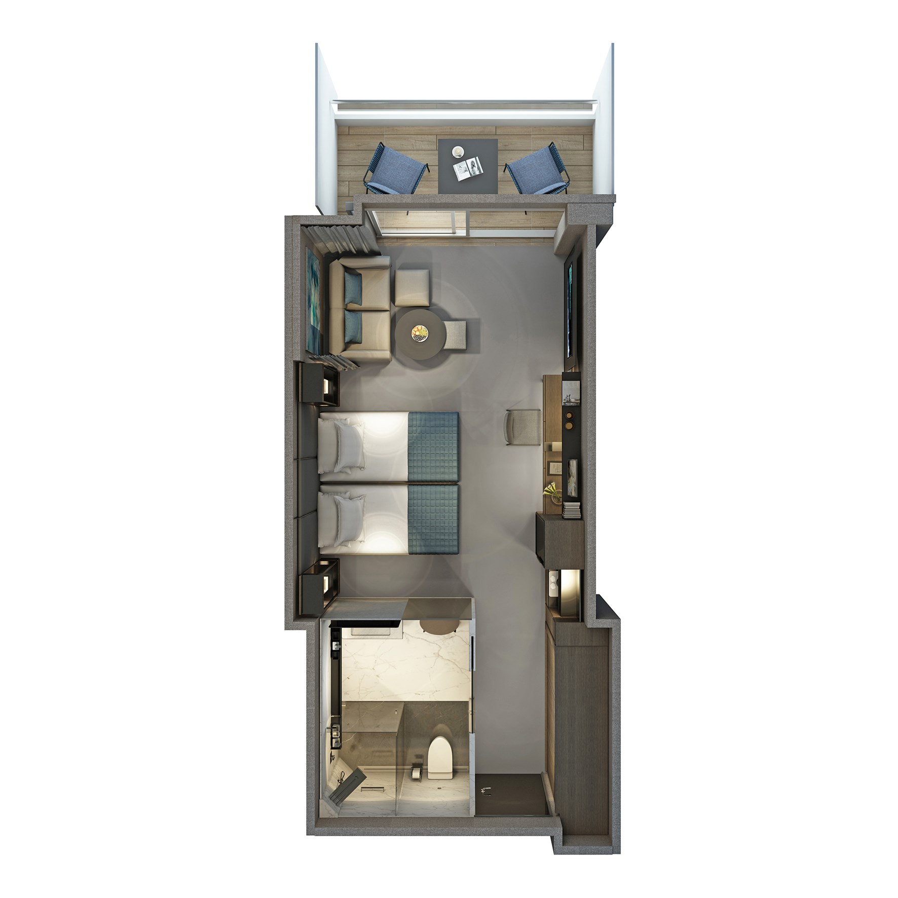Verandah Suite (Deck 5 - D)